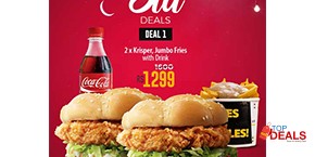 HOB - House Of Burgers Eid Deal 1 For Rs.1299 