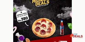 Pizza Mars Midnight Deal 1 For Rs.380 