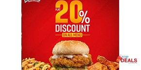 Mr.Chicken FLAT 20% off on all Menu 