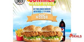 Pizza 363 Summer Feast Deal 1 For Rs.995 