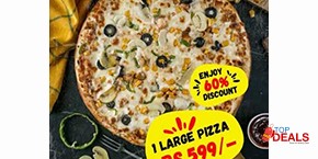 Pizza Nation Deal 1 For Rs.599 Enjoy The 60% Discount 