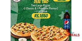 Pizza 363 Offers Azadi Deal 2 For Rs.1850/- 