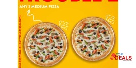 Kababjees Pizza Double Trouble 2 For Rs.1800/- 
