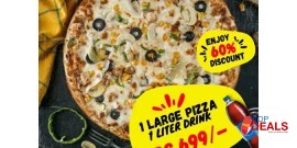 Day Night Pizza! Enjoy 60% Discount On Deal 3 For Rs.699/- 