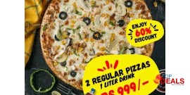 Day Night Pizza! Enjoy 60% Discount On Deal 7 For Rs.999/- 