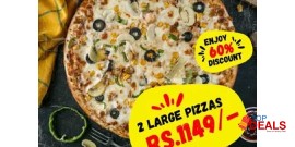Day Night Pizza! Enjoy 60% Discount On Deal 8 For Rs.1149/- 