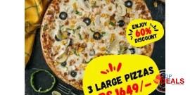Day Night Pizza! Enjoy 60% Discount On Deal 11 For Rs.1649/- 
