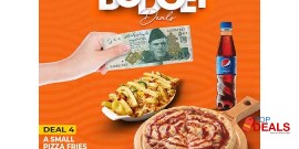 Pizza One Budget Deal 4 For Rs.499/- 