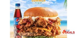 Burger O'Clock Summer Feast Deal 3 For Rs.999/- 