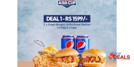 Karachi Foods Asia Cup Deal 1 For Rs.1599/- 