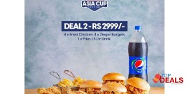 Karachi Foods Asia Cup Deal 2 For Rs.2999/- 