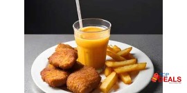 8oz Burgers Kids Nuggets Meal For Rs.675/- 