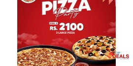 Bites 4 Delight Pizza Party Deal 3 For Rs.2100/- 