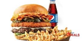 Burger O'Clock Mighty Deal 4 For Rs.1199/- 