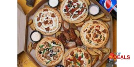 Caesar's Pizza Fam Box 2 For Rs.2749/- 
