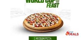 Yellow Taxi Pizza Co. World Cup Feast Deal 2 For Rs.995/- 