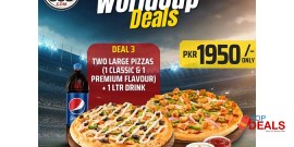Pizza 363 World Cup Deal 3 For Rs.1950/- 