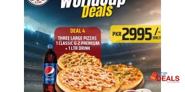 Pizza 363 World Cup Deal 4 For Rs.2995/- 