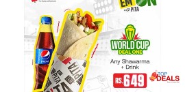 PITA - The Shawarma Revolution! World Cup Deal 1 For Rs.649/- 