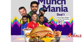 The Sauce Burger Cafe World Cup Deal 1 For Rs.849/- 
