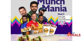 The Sauce Burger Cafe World Cup Deal 3 For Rs.1499/- 