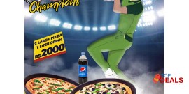 Pizza Bite Champions World Cup Deal 2 For Rs.2000/- 