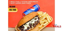 Cibus Kouzina Philly Deal For Rs.700/- 