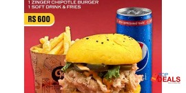 Cibus Kouzina Zinger Deal for One For Rs.600/- 