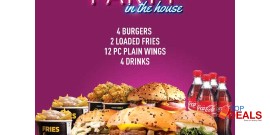 HOB - House Of Burgers Party In The House Deal For Rs.4499/- 