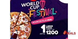 Pizza Plus Pakistan Bouncer Plus Deal For Rs.1200/- 