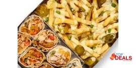 PITA - The Shawarma Revolution Combo Platter - Fries Edition For Rs.1499/- 